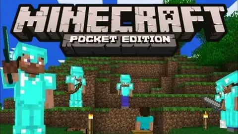Minecraft Pocket Edition oyun ekranı